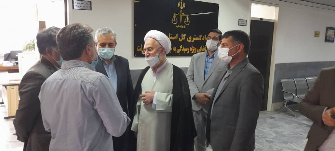 دادستان انتظامی قضات از ستاد دادگاههای عمومی و انقلاب تهران و مجتمع قضایی کارکنان دولت بازدید کرد دادستان انتظامی قضات از ستاد دادگاههای عمومی و انقلاب تهران و مجتمع قضایی کارکنان دولت بازدید کرد