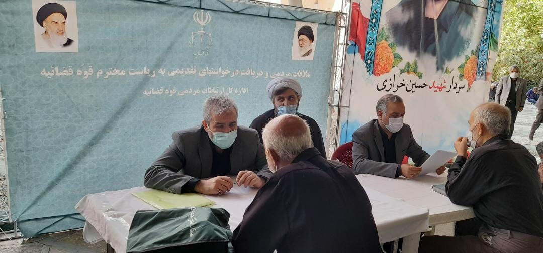 رئیس کل دادگاههای عمومی و انقلاب تهران با حضور در دانشگاه تهران مشکلات قضایی نمازگزاران را حل کرد رئیس کل دادگاههای عمومی و انقلاب تهران با حضور در دانشگاه تهران مشکلات قضایی نمازگزاران را حل کرد